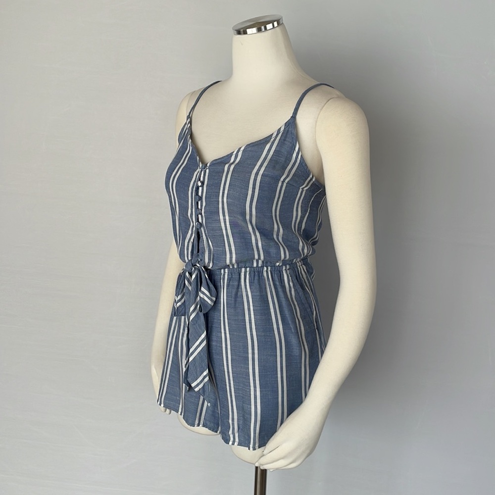 Abercrombie Romper Size Small Blue/White Stripe - Picture 7 of 10